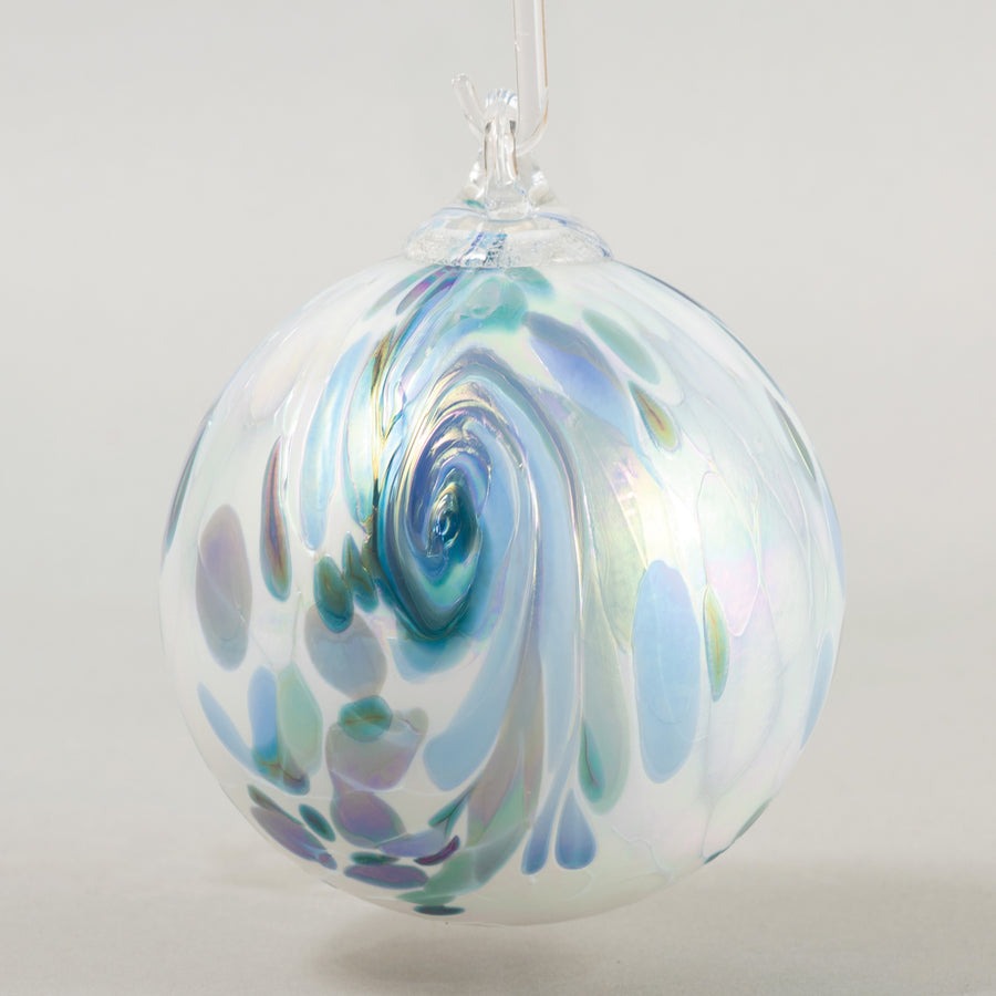 Ornament Blue Hydrangea Feather