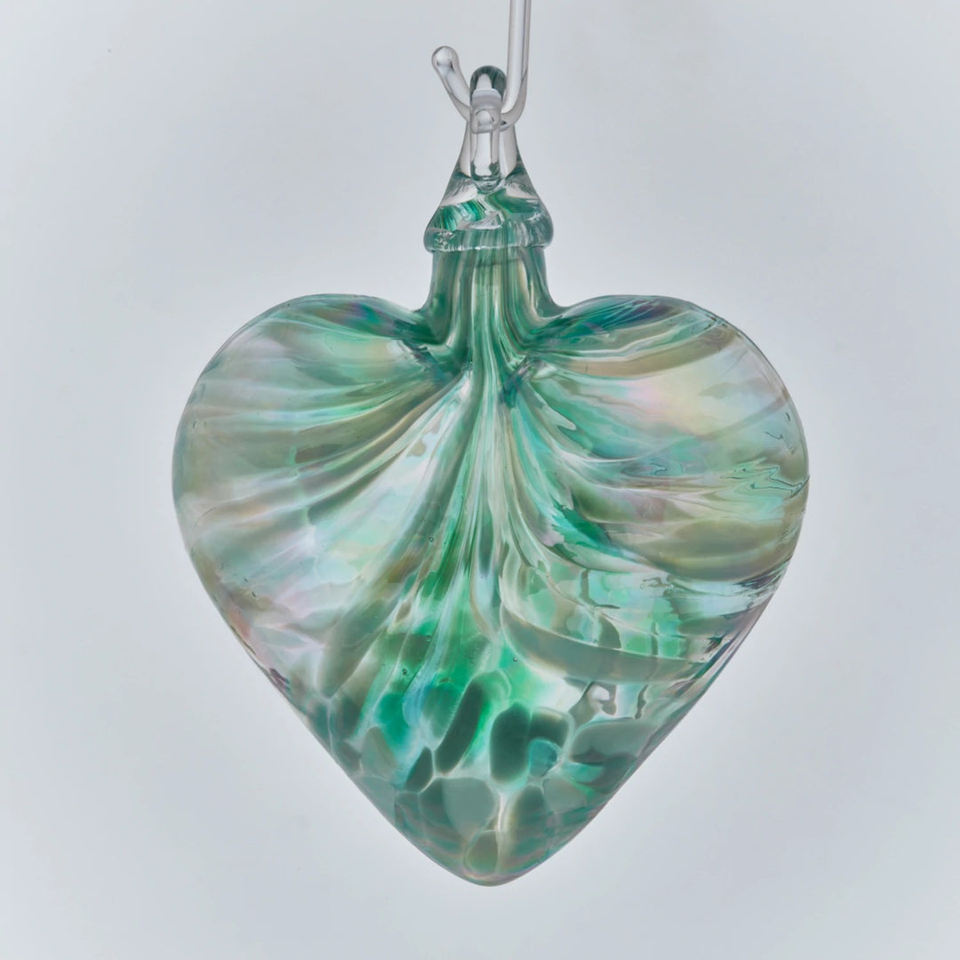 Heart Ornament Jade Mosaic