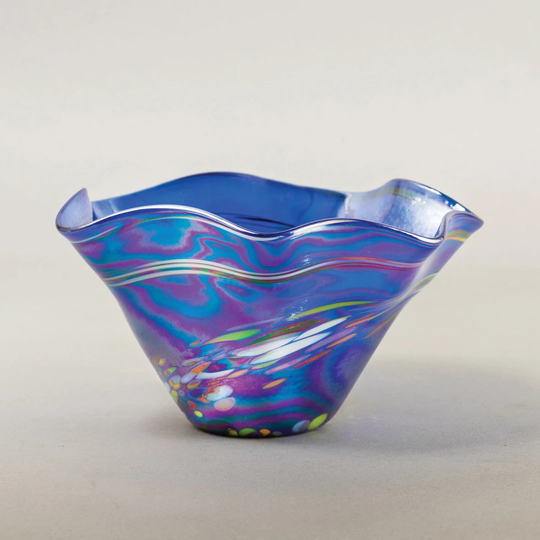 Bowl Blue Rainbow Twist