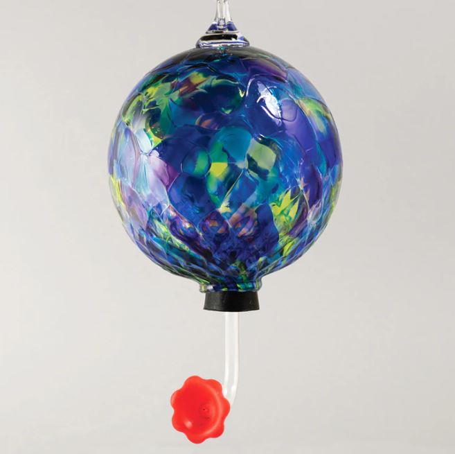 Hummingbird Feeder Blue Mosaic Diamond