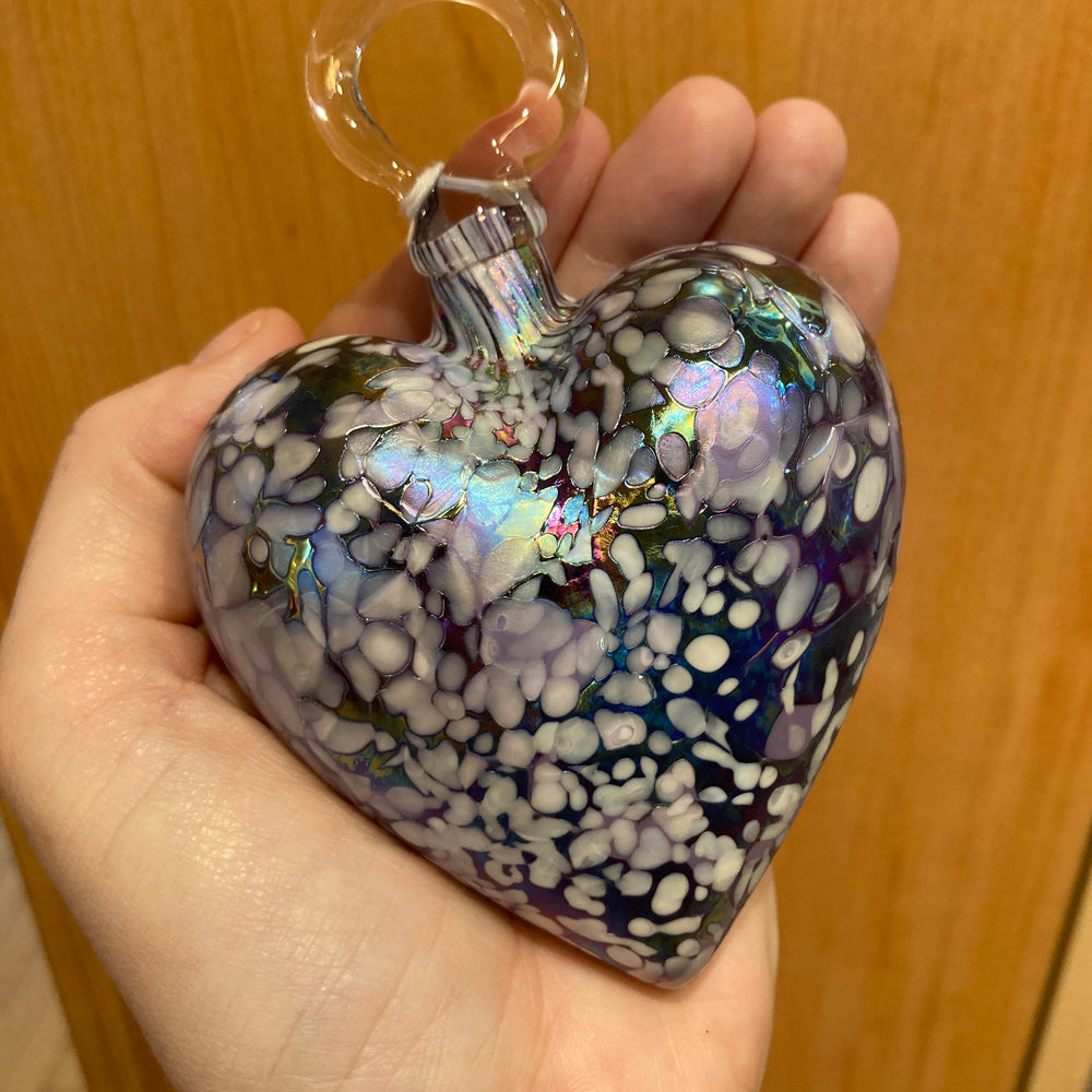 Heart Ornament Winter Violet