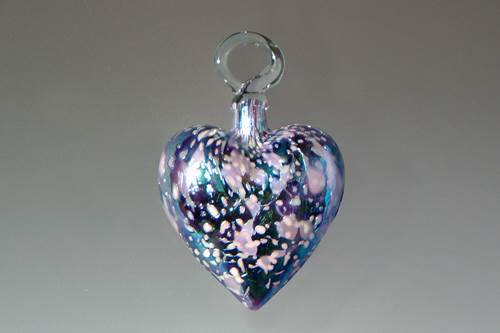 Heart Ornament Winter Violet