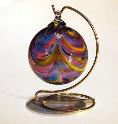 Maui Sunset Feathered Ornament