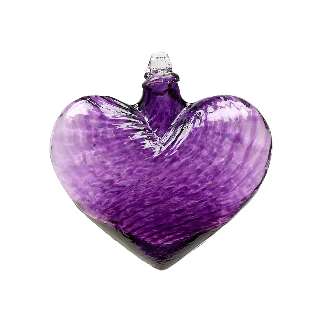 3" Heart Purple