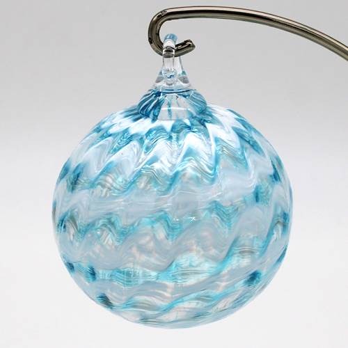Double Optic Ornament Light Blue