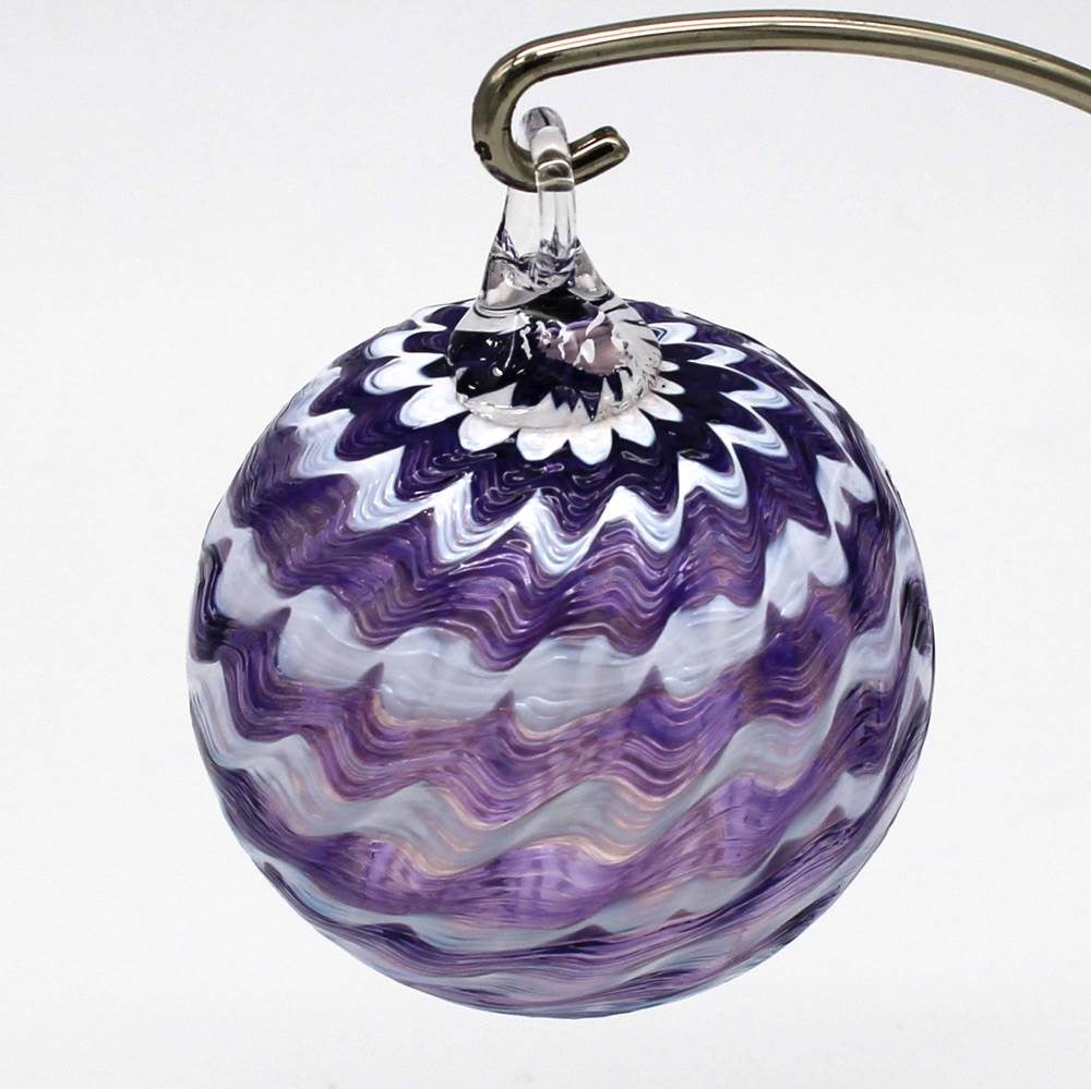 Double Optic Ornament Purple