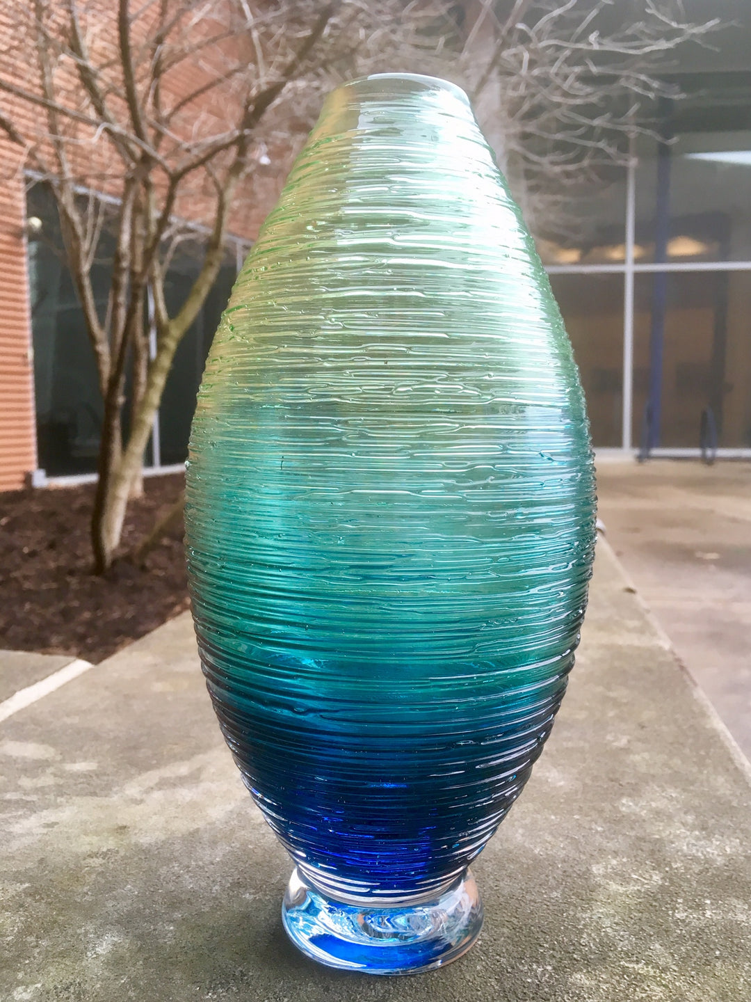 Shimmer Vase Large Blue