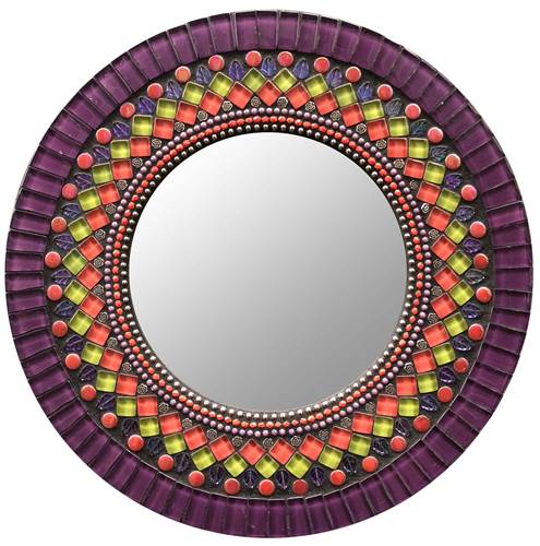 10" Mirror Mardi Gras