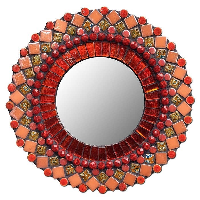 7" Mirror Carnelian