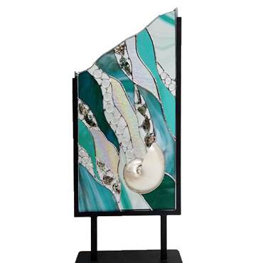 Nature's Glory Small Rectangle Seafoam