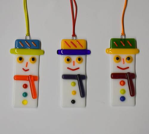 Snowman Rectangle Ornament