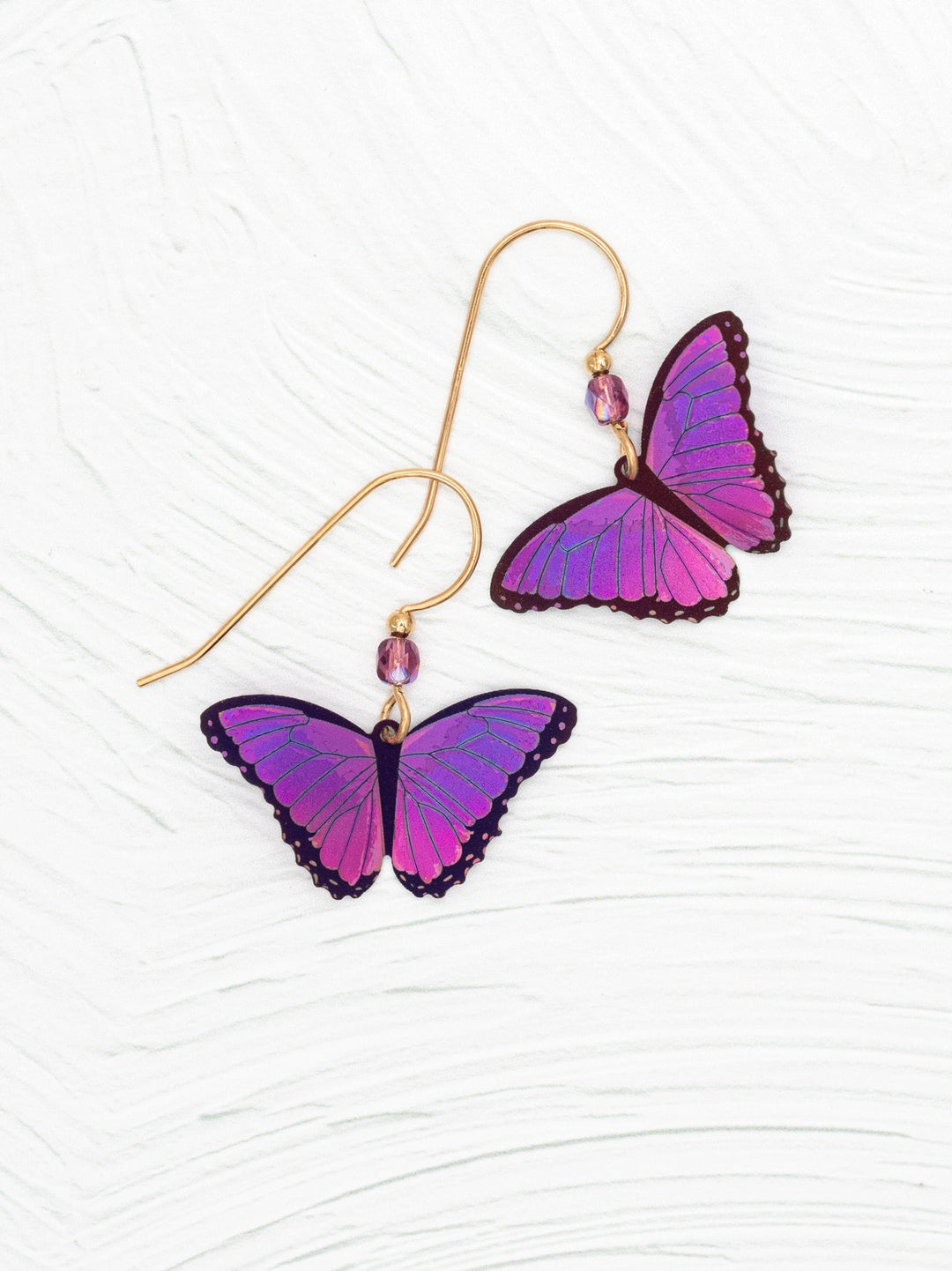 Bella Butterfly Earrings Ultra Violet