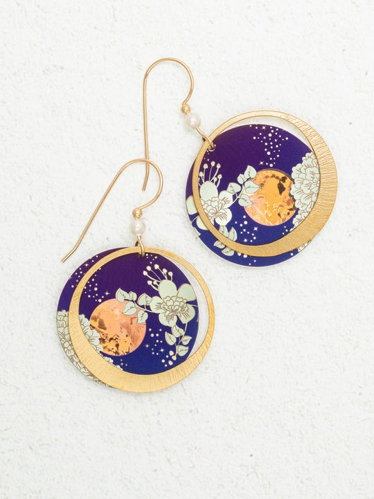 Luna Earrings Blue Moon