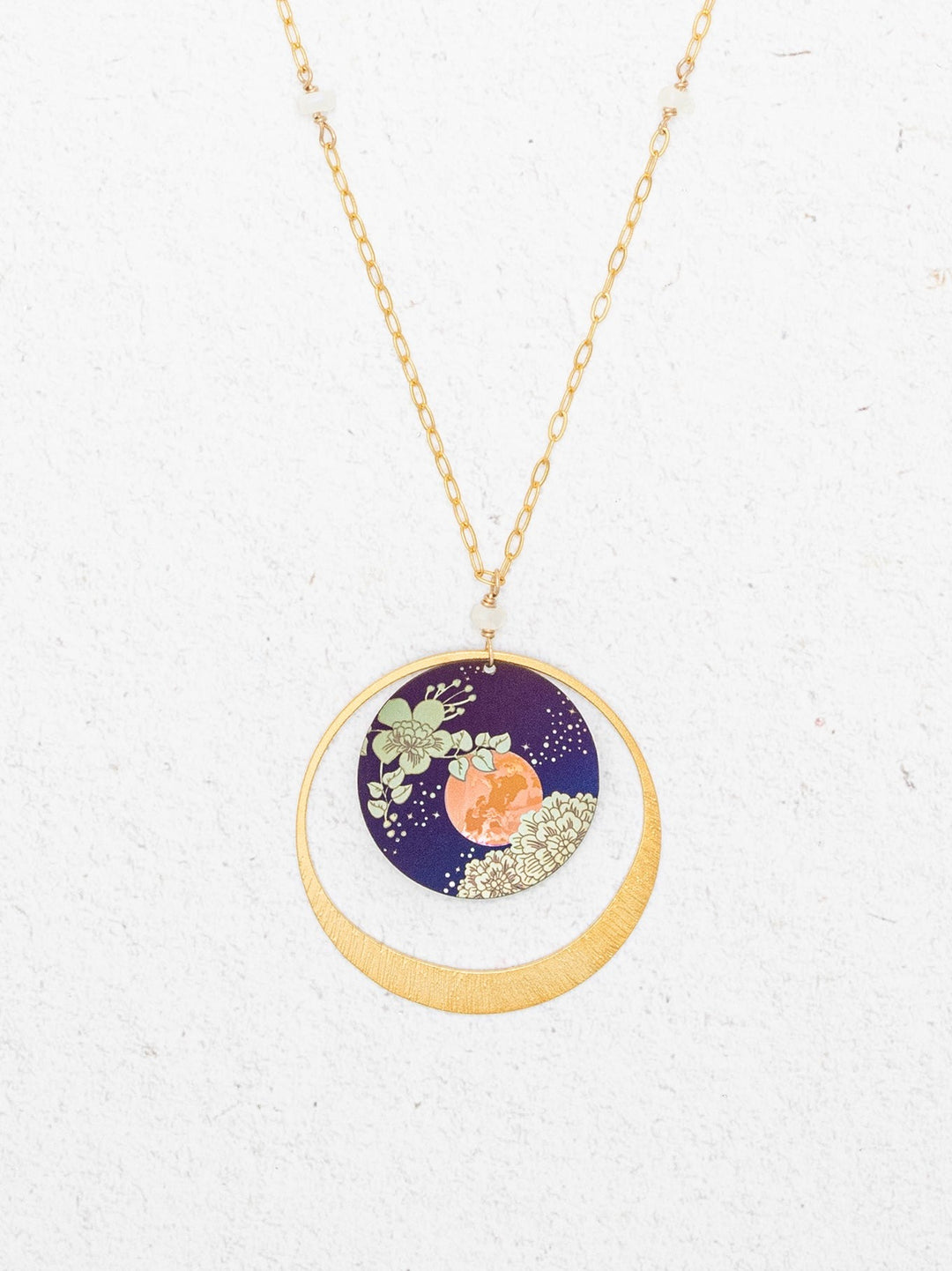 Luna Necklace Blue Moon