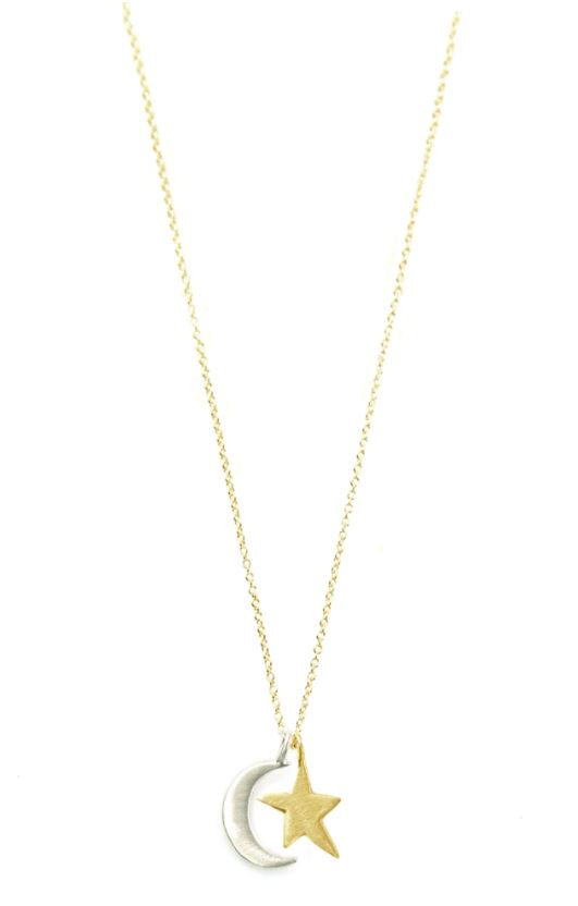 Star + Moon Necklace