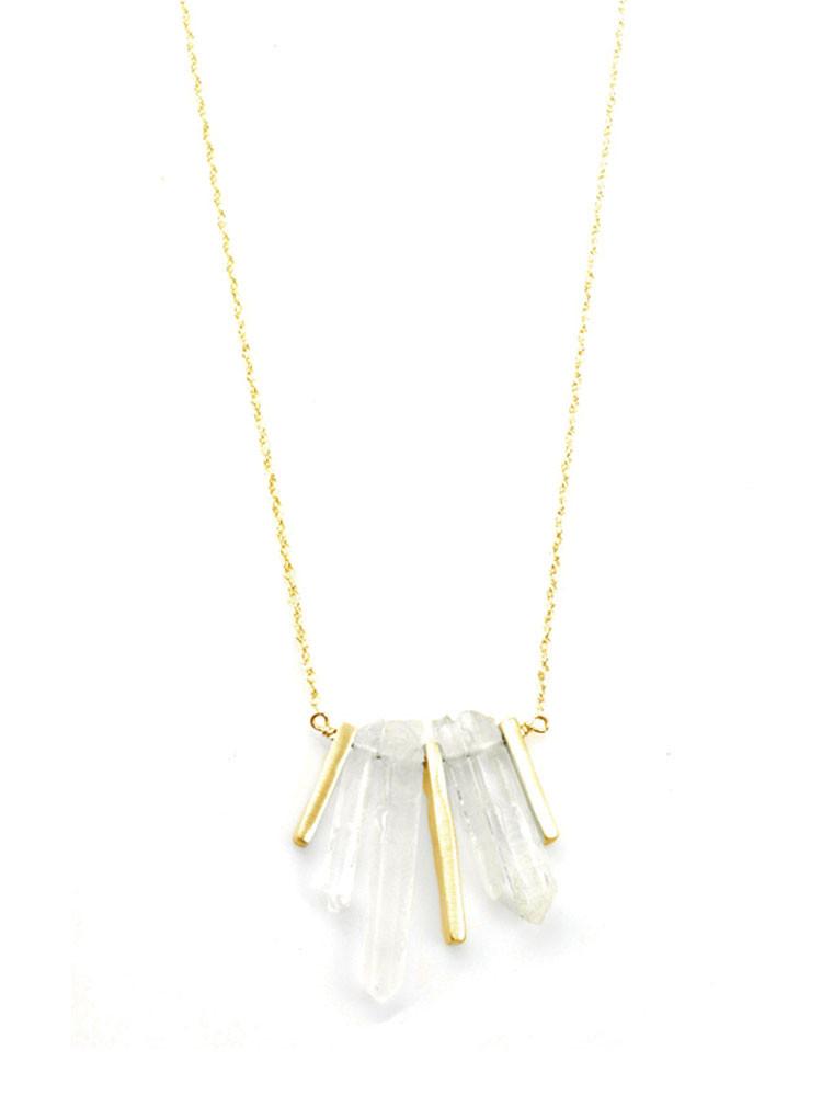 Icicle 17" Vermeil Necklace