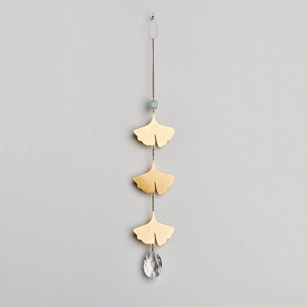 Suncatcher Botanical Leaf Amazonite