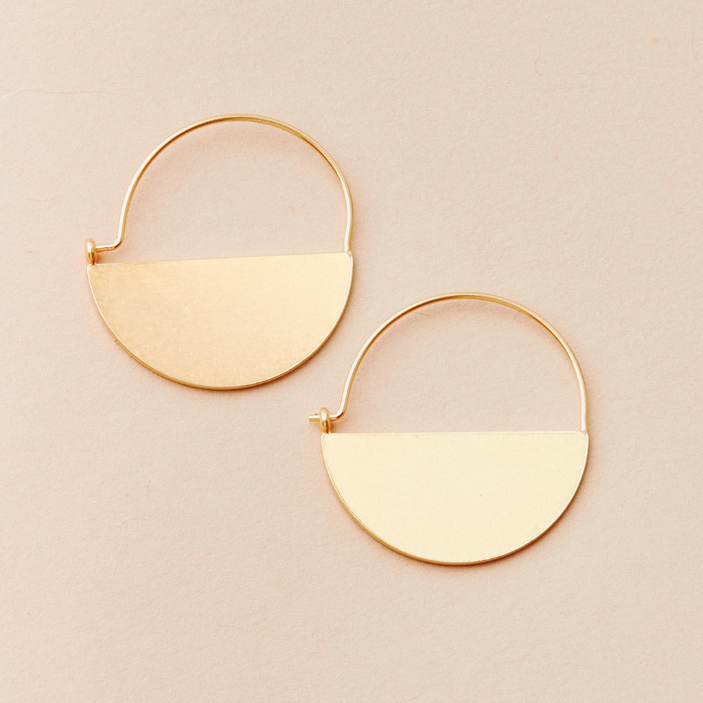 Lunar Hoop Gold Vermeil