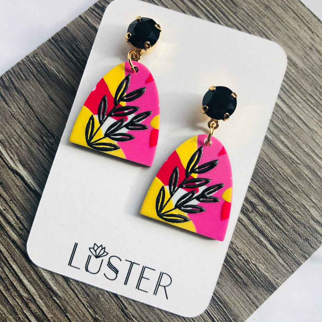 Flower Dome Earrings