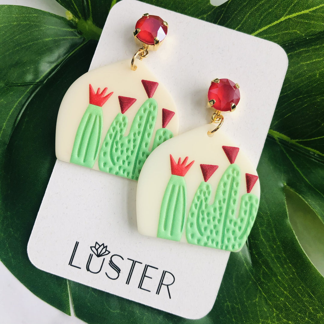 Cactus Earrings