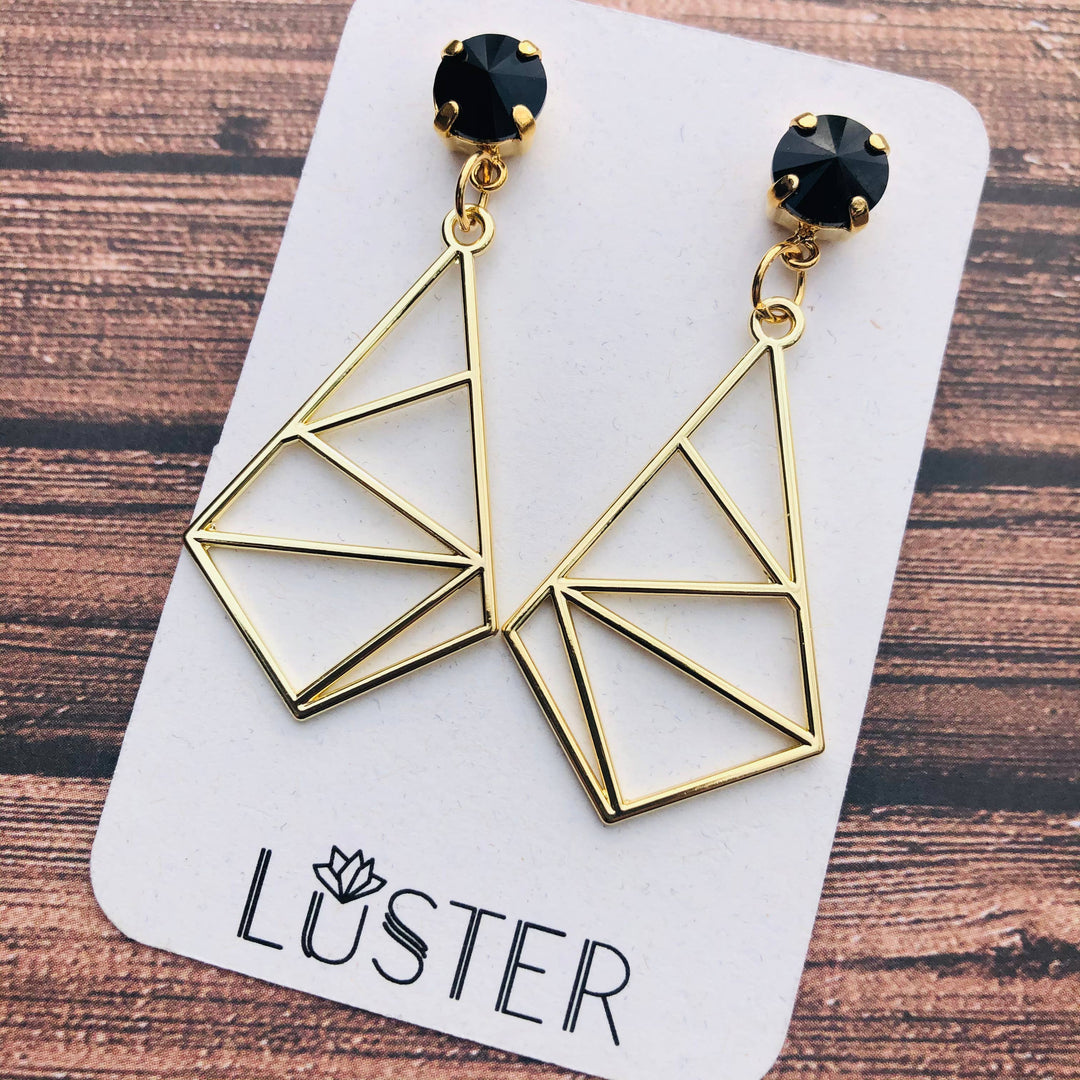 Geometric Drop Earrings