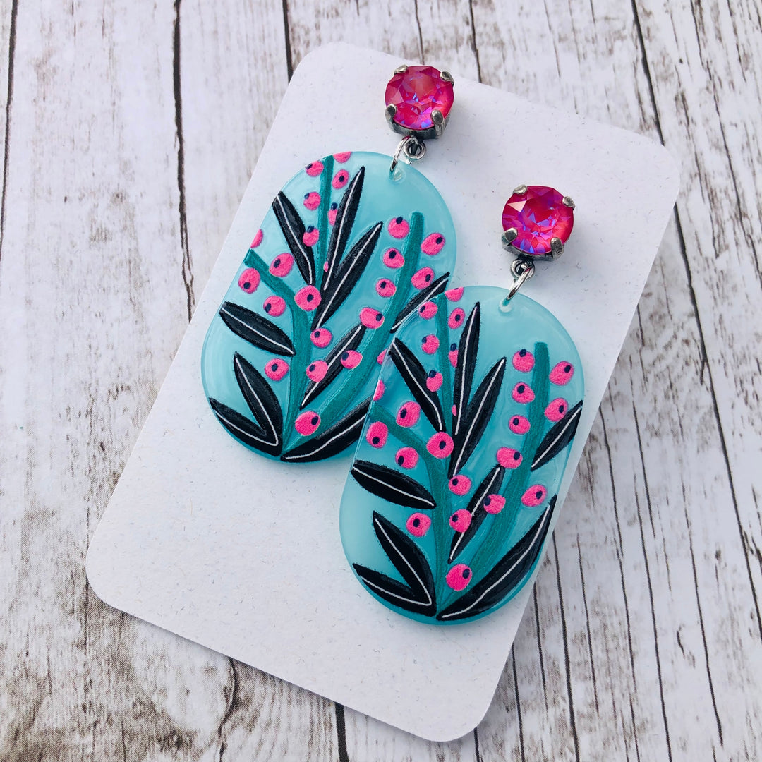 Spring Blossom Drop Earrings