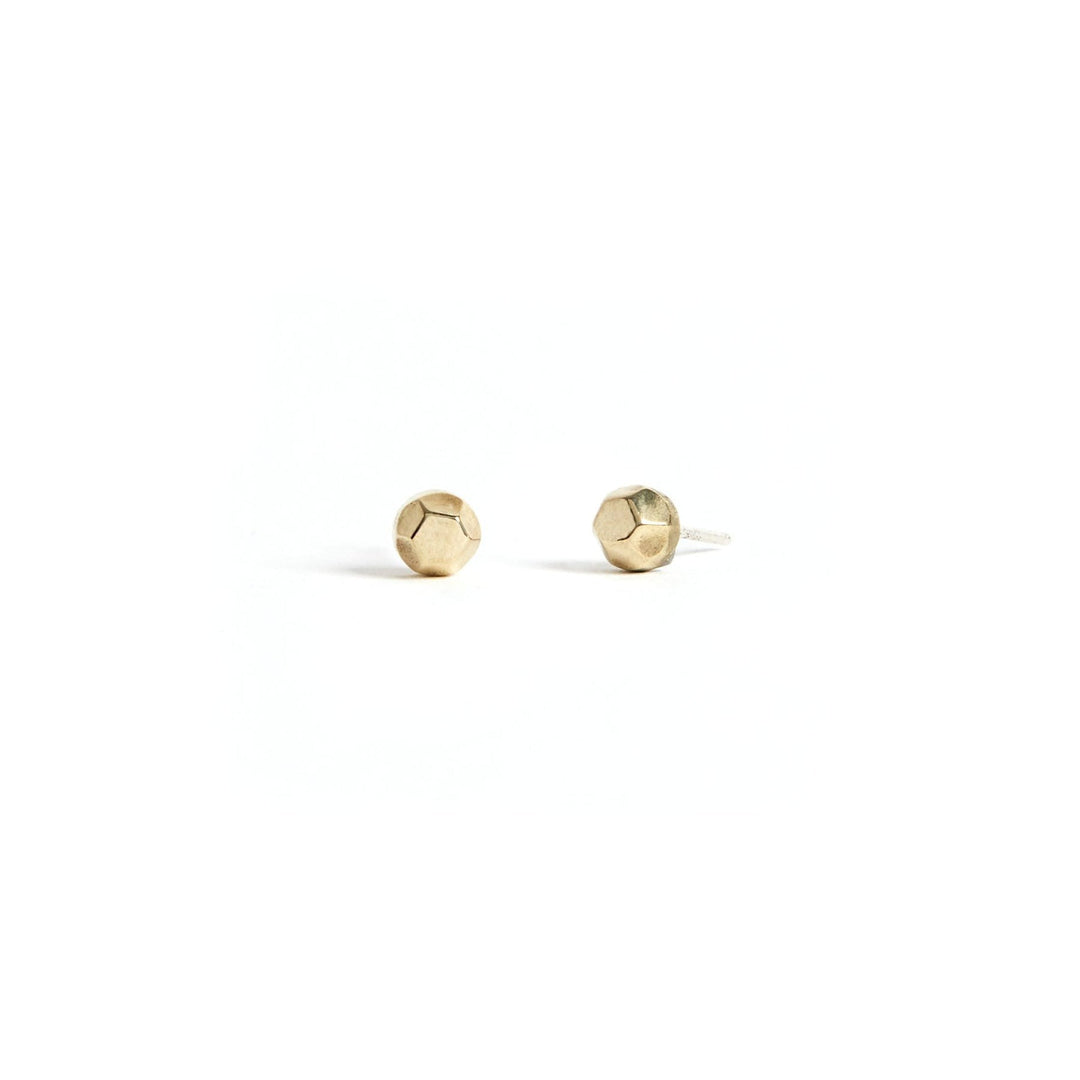 Faceted Studs Brass Polished