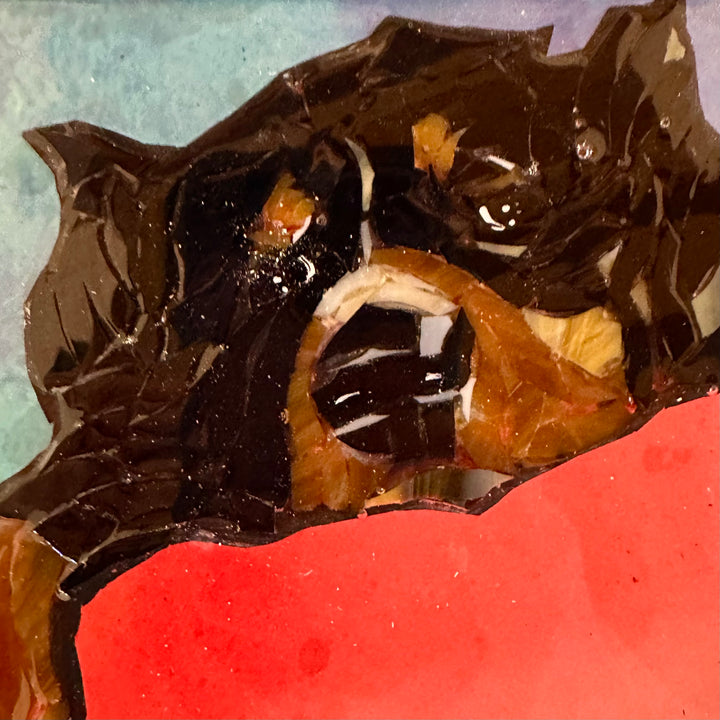 All Tuckered Out Dog Mosaic