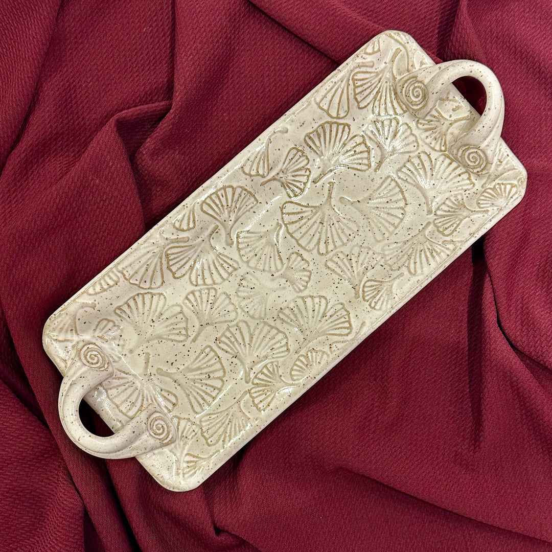 Floating Gingko Serving Tray Medium