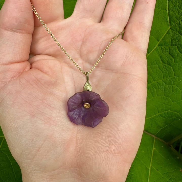 Petunia Pendant Necklace