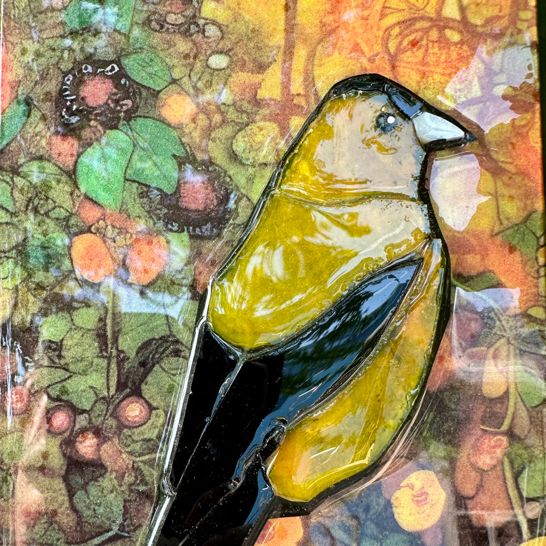 Goldfinch Mosaic Totem