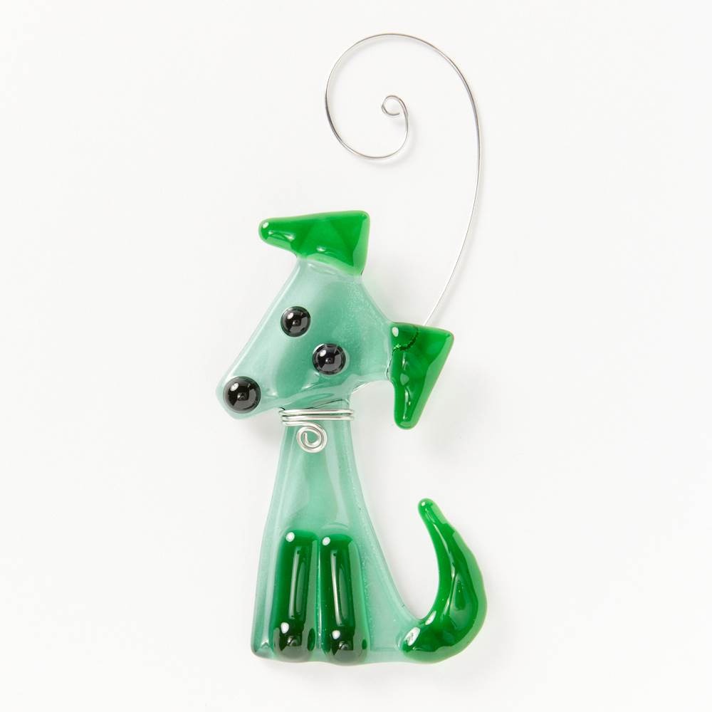 Dog Suncatcher Green