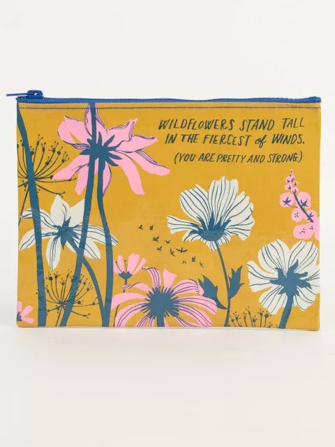 Zipper Pouch Wildflowers