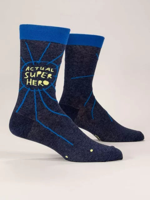 Men's Socks Actual Superhero