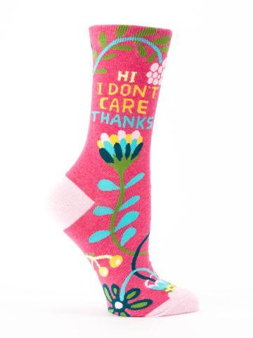 Hi, I Don't Care, Thanks Crew Socks