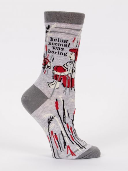 Normal Was Boring Crew Socks