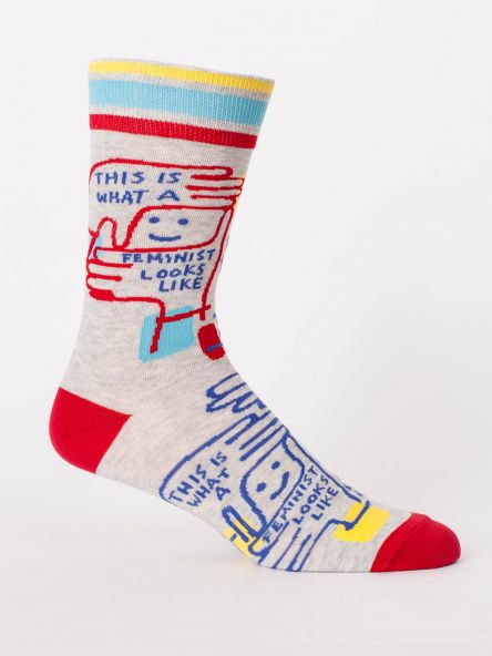 Feminist Look Like Men's Socks