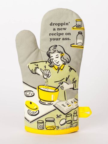 Droppin' A Recipe Oven Mitt