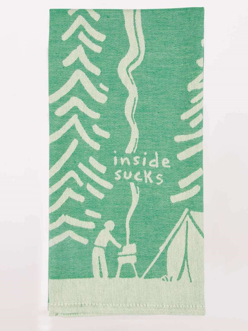 Inside Sucks Dish Towel