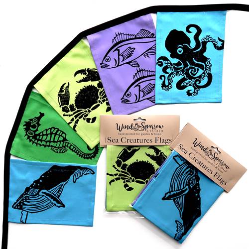 Sea Creatures Flags