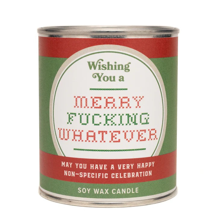Paint Can Candle Merry F*cking Whatever