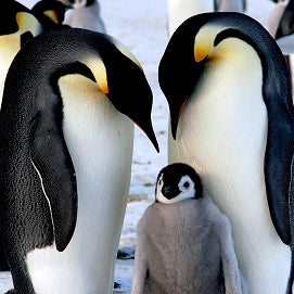 Peapod Puzzle Emperor Penguin