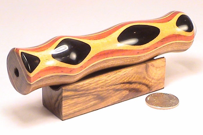 5.5" Laminated Tscope Teak Ebony Eye