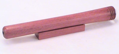 6" Smooth Purple Heart Wood Pocket Teleidoscope with Matching Base