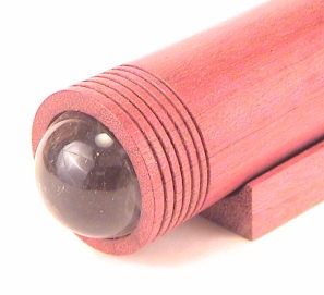 7" Smooth Purple Heart Wood Teleidoscope