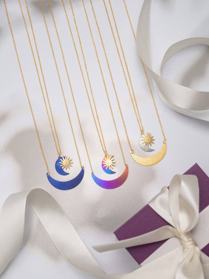 Holly Yashi - Sun and Moon Pendant Necklace