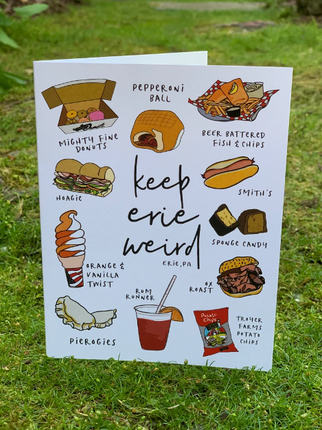 Card Keep Erie Weird Snacks