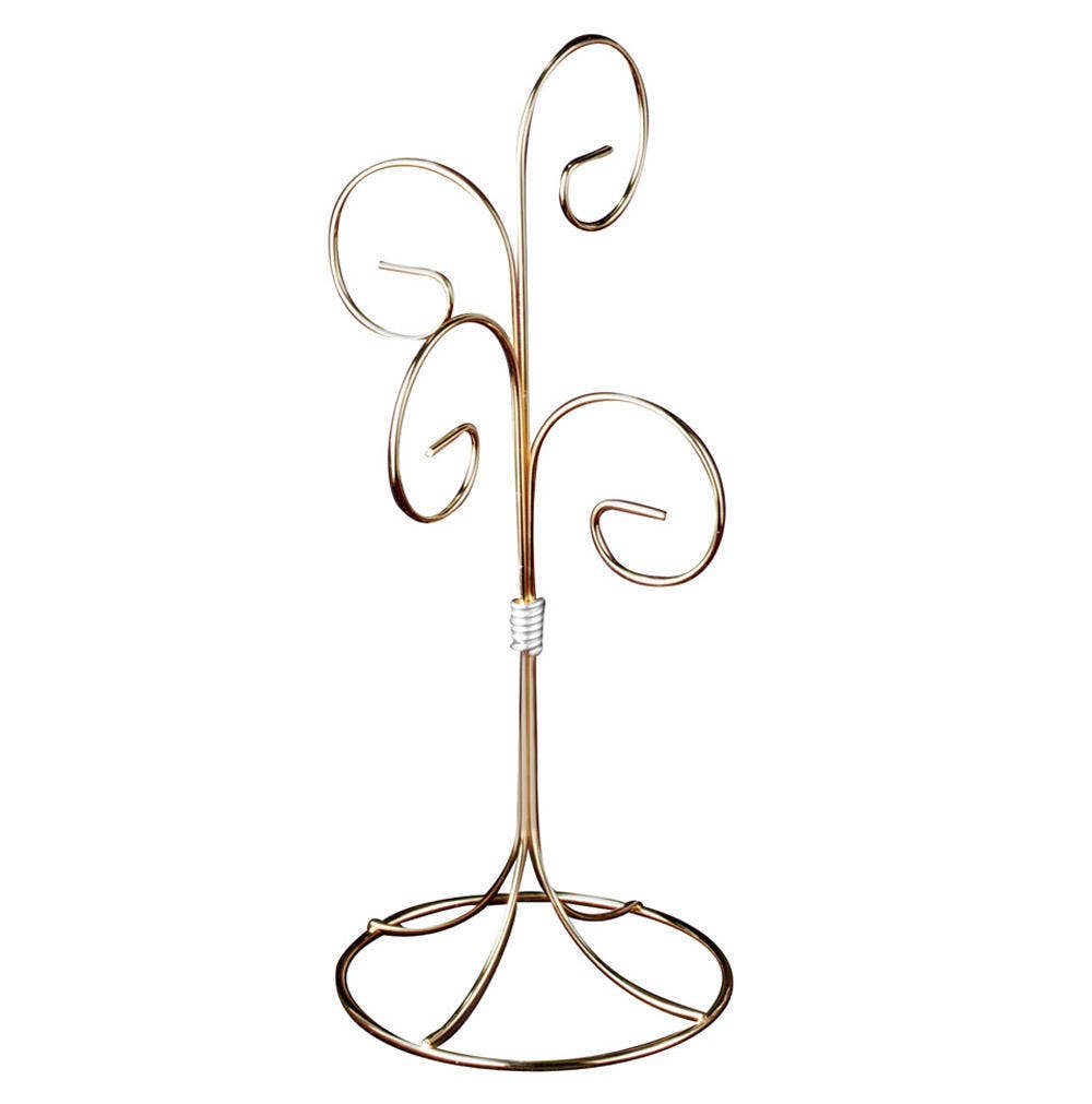 4 Arm Ornament Tree - Brass