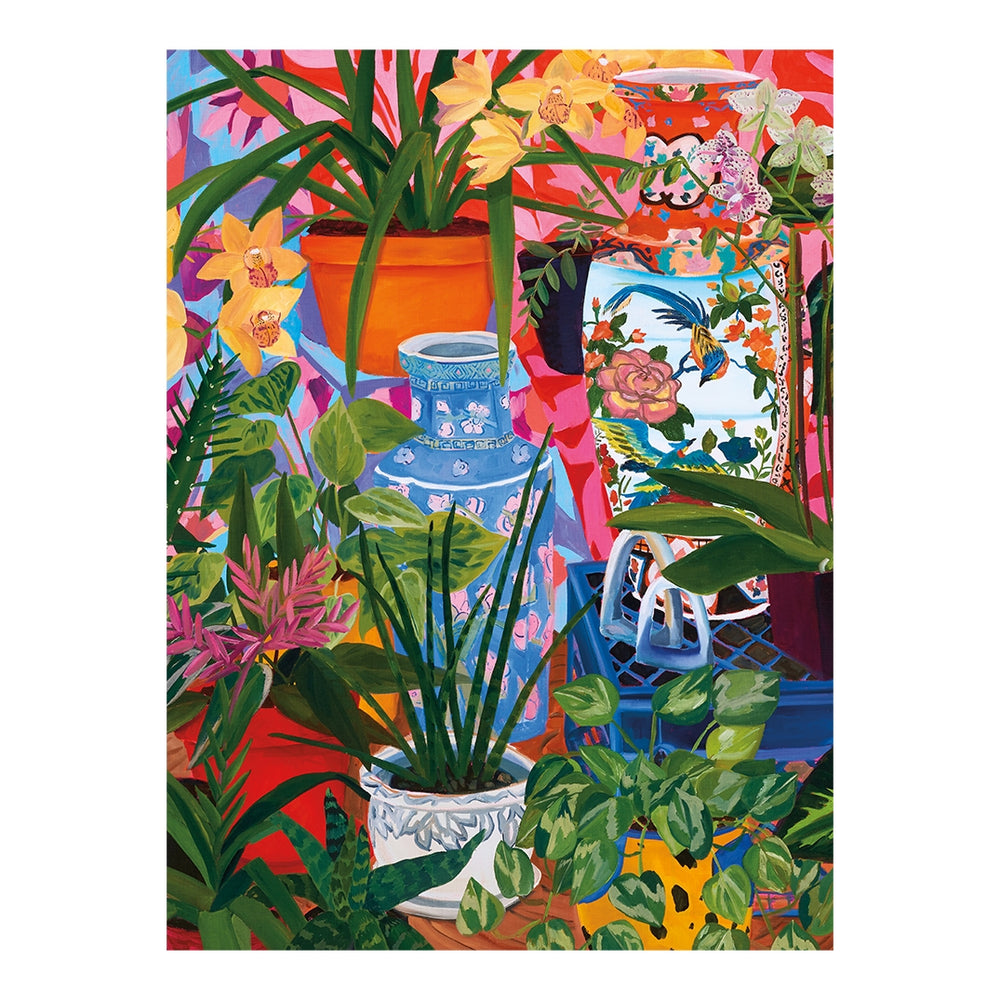 Puzzle Tropical Vases Floral Still Life