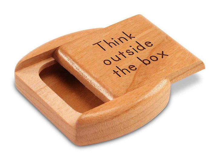 2" Flat Wide Cherry Think Outside Box